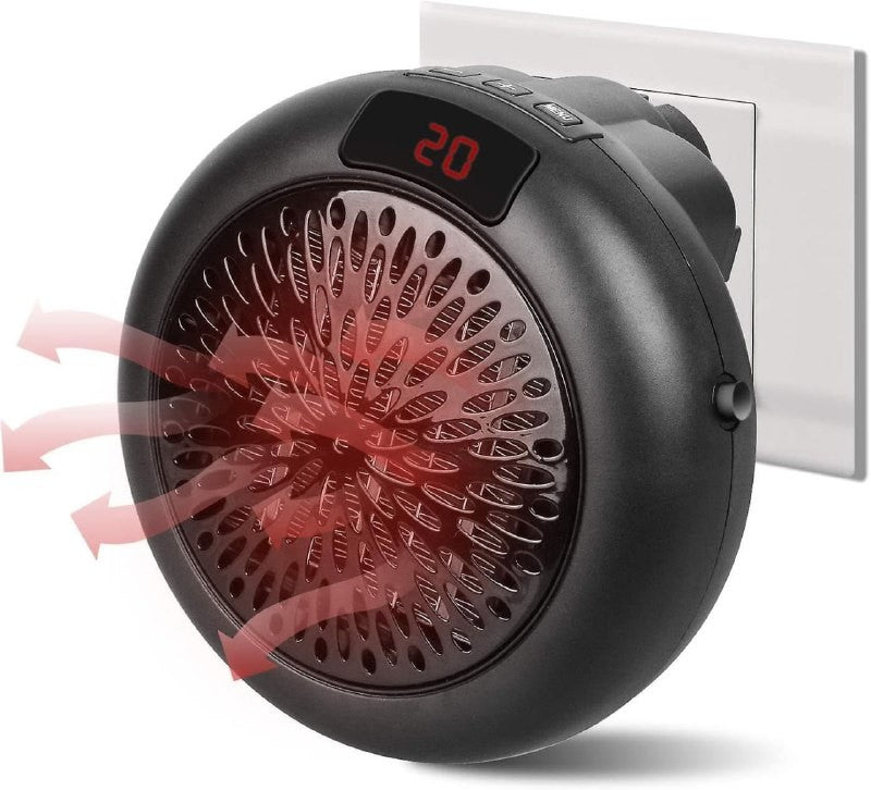 SUMMERCOOL 900-Watt Mini Room Heater or Electric Handy Air Warmer Personal Desktop Space Mini Fan