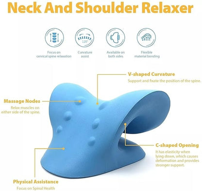 Neck And Shoulder Relaxer Cervical Stretcher Neck Traction Device For Neck Support