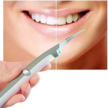 ULTRASONIC ELECTRIC TOOTH DENTAL CLEANER WITH LED LIGHT