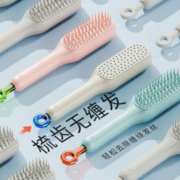 Self-cleaning Anti-static Massage Comb for Adults and Kids