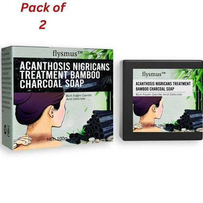 Acanthosis Nigricans Treatment Bamboo Charcoal Soap 100g (Pack of 2)