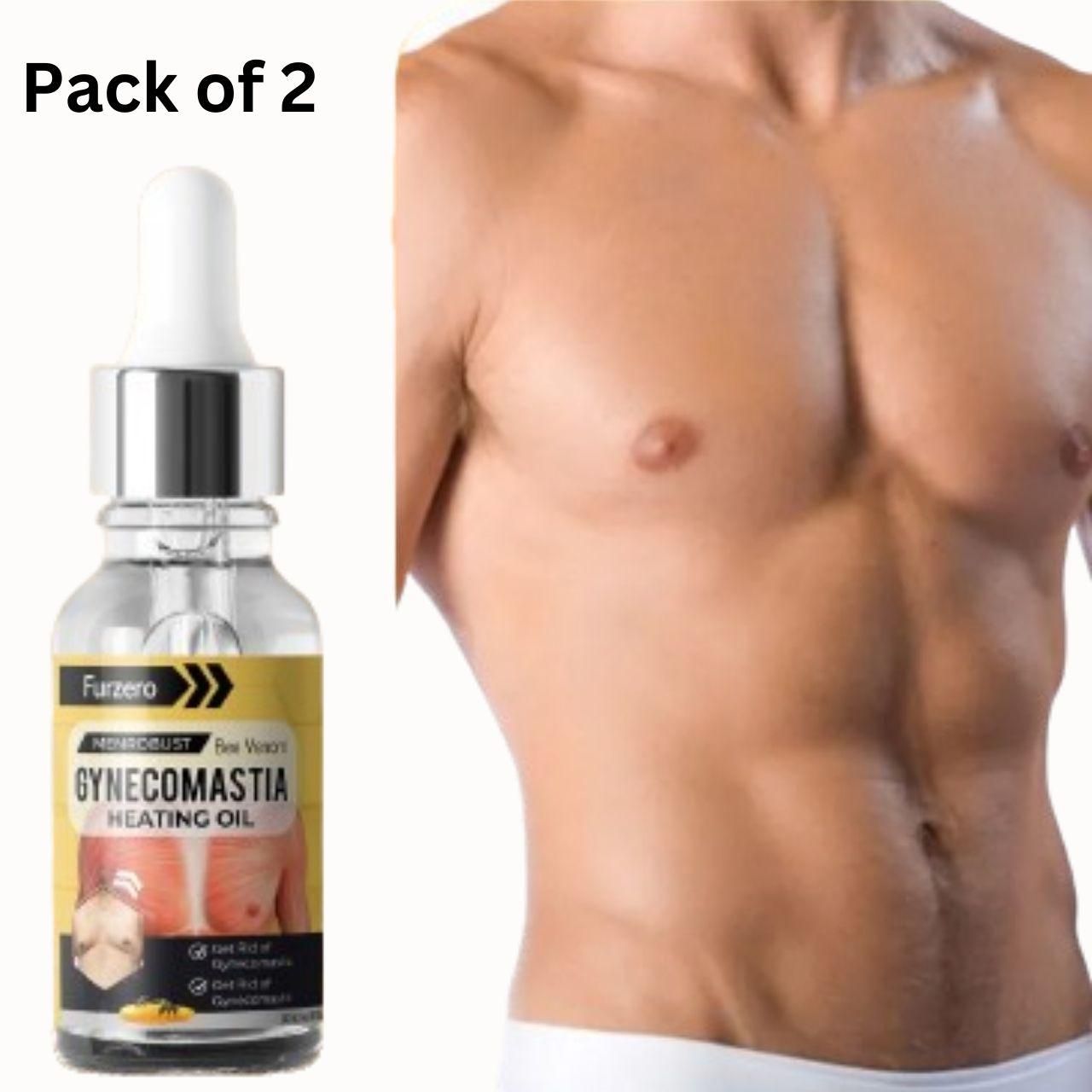 Ferzero Bee Venom Gynecomastia Heating Oil Menrobust 30ml (Pack of 2)