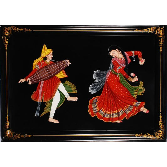 Nirmal Painting - Drummer with Dancer