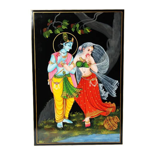 Nirmal Painting - Krishna_with_Gopika