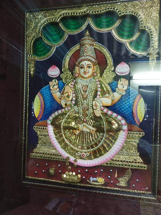 Tanjore Paintings - Mahalakshmi