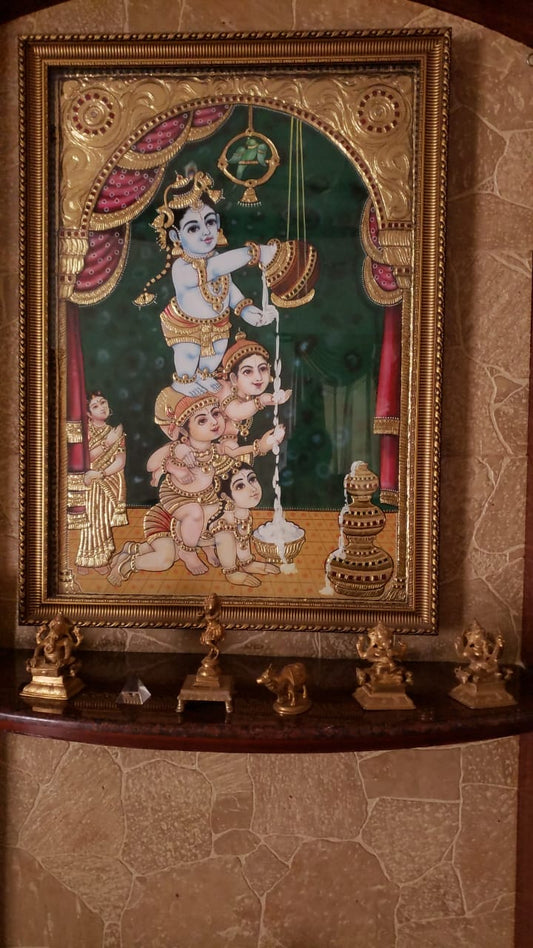 Tanjore Paintings  - Venna Donga Krishna Kannaiah